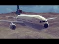 Emergency Landings On The Road - Airplane Crashes & Unplanned Landings! Besiege plane crash