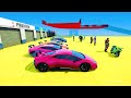 GTA V Stunt Map Car Race Challenge On Super Cars, Boats, Bikes, Aircraft, and OffRoad Monster Trucks