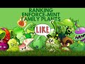 ranking all enforce-mint family plants - pvz2 rank / pvz2 tier list (episode 13)