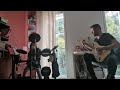 Father and Daughter Metal Jam