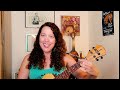 Lahaina Luna by Kui Lee - ukulele cover by Amy Kucharik (with captions)