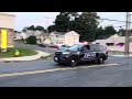 Southington Police Department Cars 6 and 14 responding urgently