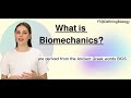 What is Biomechanics? |Biology Definition