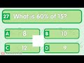 Percentage Quiz for Kids | Maths Quiz for Kids | Quiz Time