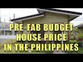 Budget House Price In The Philippines. (Pre Fab)