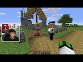 رئيس الشرطة سجننا في اقوى سجن حرامية في قرية ماين كرافت😱 MINECRAFT