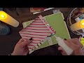 #craftychristmasinjuly24 Ephemera cards and tag holder Christmas style #junkjournal