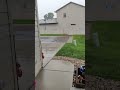 Rain, thunder, and lightning