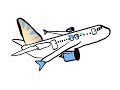 Allegiant Airbus A319 Digital Drawing Time Lapse