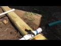 Garden PVC watering system