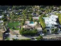 Drone flight over the Hollywood Hills