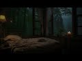 Tranquil Piano and Rainy Night with Nature Forest Ambience 🌧️🌿 Peaceful Sleep and Refreshment 🎹💤