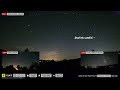 Starlink satellites (July 30, 2024 - Live camera Modruš, Croatia recording)