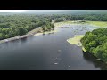 Fishing Minsi Lake In The Pennsylvania Pocono Mountains