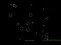 Asteroids 34 (machine flipped over; coin-op video game from Atari, 108150)