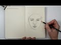 Learn how to draw a Face - Portrait Drawing Tutorial