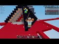 Building A Pyramid In Roblox Bedwars