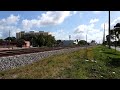 BLF 603 #101 BRIGHTLINE BRIGHT RED (SCB-40) SIEMENS CHARGERS @3:17 PM 10/25/2019