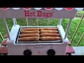 Hot Dog Party;  The Cooker in action