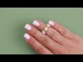 Simple Handmade Jewelry: Wavy Beaded Ring with Pearl Tutorial