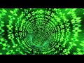 Screensaver 4k with a two-hour flight through a matrix-style digital tunnel