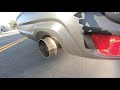 Sound Clip: Crawford CDR Series 17+ Forester Axle Back Muffler Delete with Resonator