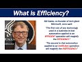 What is Efficiency?