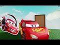 The Cars Characters ESCAPE CREEPER BARRY'S PRISON RUN in Roblox!