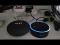 Google home Talking to Alexa LOL