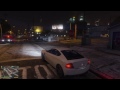 Grand Theft Auto V: Cops chase a bus and all hell breaks loose.