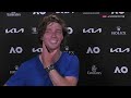 Emotional Rublev Delivers Hilarious Post-Match Interview after Beating Rune | Eurosport Tennis