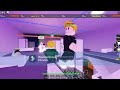 Fighting an exploiter and giant in Roblox Infectious Smile