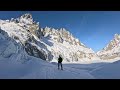 World’s Longest Ski Run: Vallée Blanche in Chamonix, France