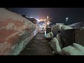 4K HDR // Relaxing night walk in snowy village of Niseko, Hokkaido, Japan