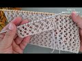 Explanation ✅️ of magnificent openwork knitting model with cotton rope