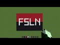 Hice la bandera de FSLN Pixel Art en Minecraft