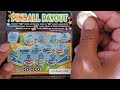 new California lottery scratcher ticket 🎟 pinball payout