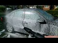 Snowfoaming in Slow Motion with a Mercedes E320 W211 Nexus 6p