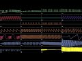 Funky Orch (2A03+VRC6+MMC5+N163+FDS+VRC7+5B) - DjJizzer5 / plrusek / +TEK [Oscilloscope view]