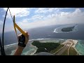 Wingsuit Flying over the Maldives Islands