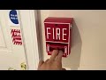 Basement Fire System Test 28 | Vintage Wheelock Voice Evacuation