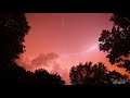 Epic Sunset Lightning (Slow Motion)