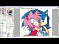 Speed Paint - Sonic x Amy (Sonamy) Love Me Harder