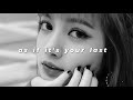 blackpink - as if it's your last (slowed + reverb)