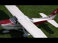 FMS 1.5m Cessna 182 Flight #2 with touch and goes