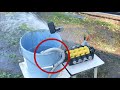 Extremely Powerful 3D Printed Gearbox & Water Pump - Eight Electric Motors