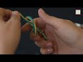 Easy bracelet from two threads – beginner friendly video tutorial