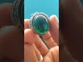 green bacan with handmade silver ring #green #bacan #indonesia  #shorts