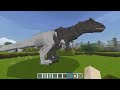 Jurassic World Mod in Minecraft || All large dinosaurs