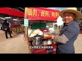 The largest market in Lanzhou, China, Fanjiaping Market, a gathering of delicious food